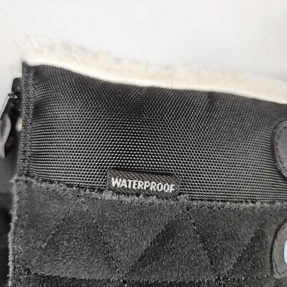 Merrell Heidi Waterproof Suede Sherpa Womens Snow Boot Winter Black 5 Size 36 - Picture 14 of 16